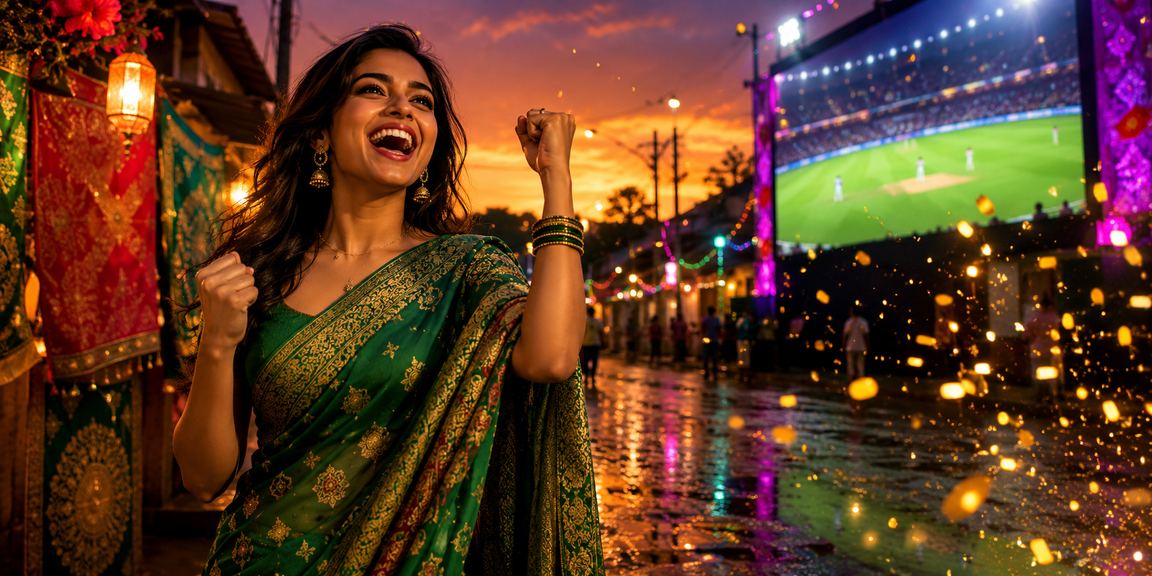 কুমিল্লায় বাংলাদেশি নারী মোবাইলে ক্রিকেট বেটিং রিভিউ করছেন
